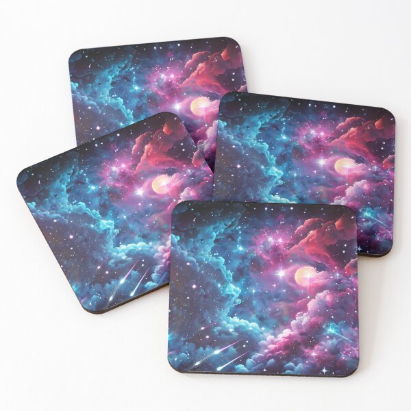 Item preview, Mystical Galaxy Bedding with Deep Blue and Pink Hues designed and sold by Joker-81.
