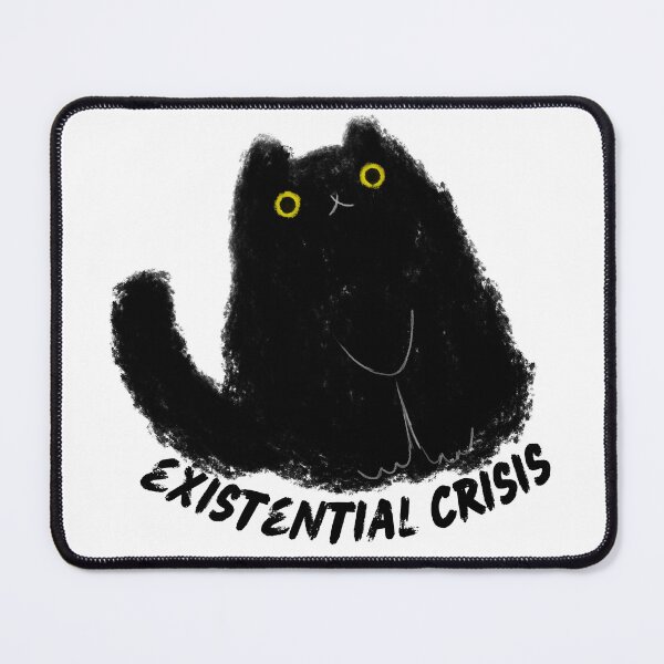 Item preview, Existential crisis - funny cat - cute cat designed and sold by Randomnessy.