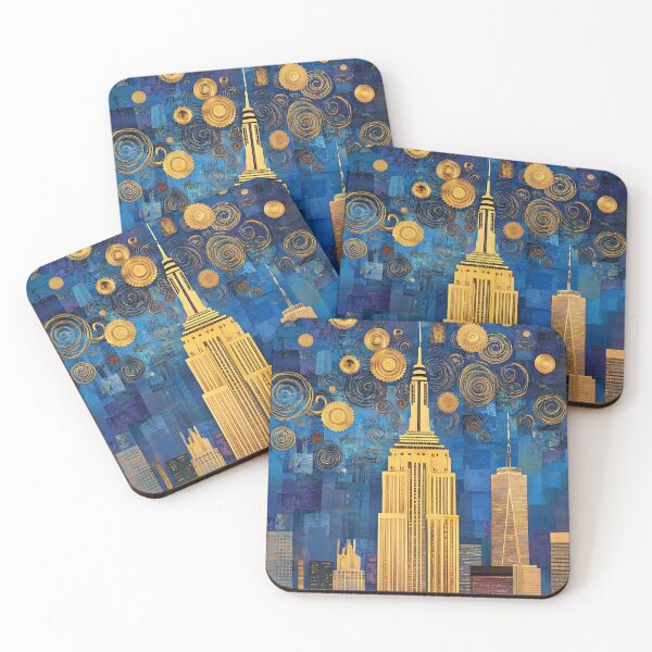 Item preview, Klimt Inspired Empire State Building designed and sold by JoyOnYourWall.
