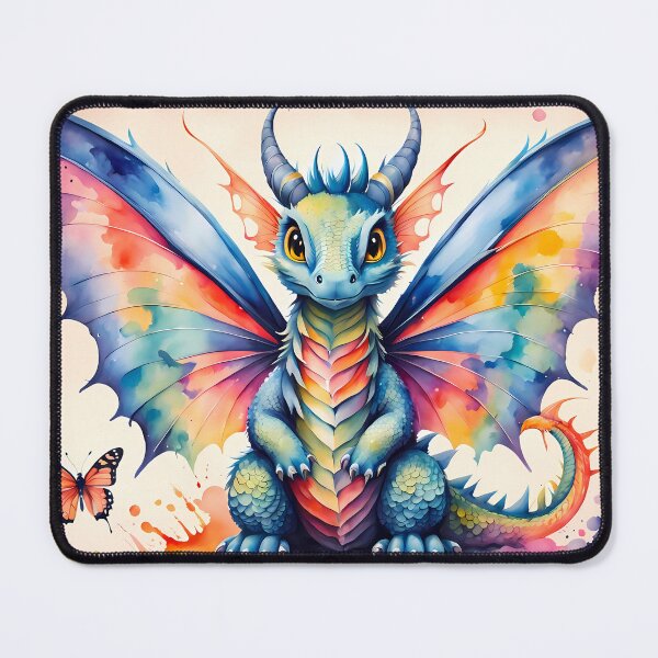 Item preview, Fairon on Hind Legs: Fairy Butterfly Dragon, Ai Generated Art designed and sold by ACC .
