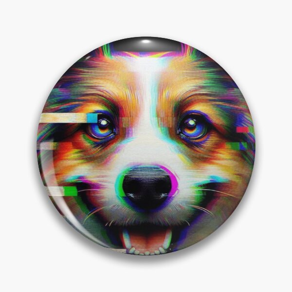 Item preview, Perro Glitch en Technicolor designed and sold by TheShadow30.
