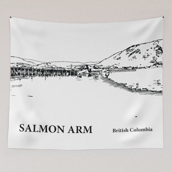 Item preview, Salmon Arm British Columbia designed and sold by Lakeric Cityscapes.
