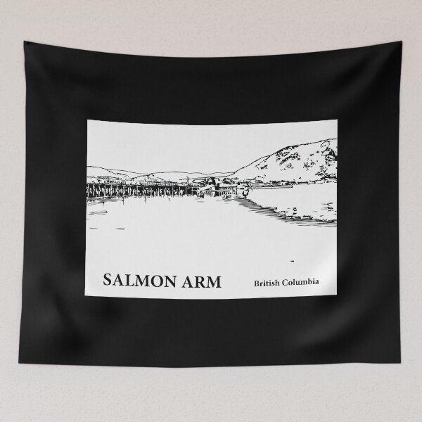 Item preview, Salmon Arm British Columbia designed and sold by Lakeric Cityscapes.