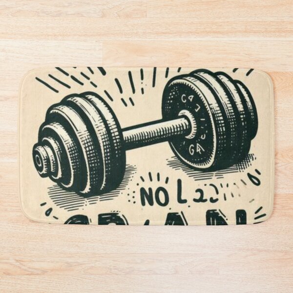 Item preview,  A Hand-Drawn Dumbbell . designed and sold by IrsathThaslima.