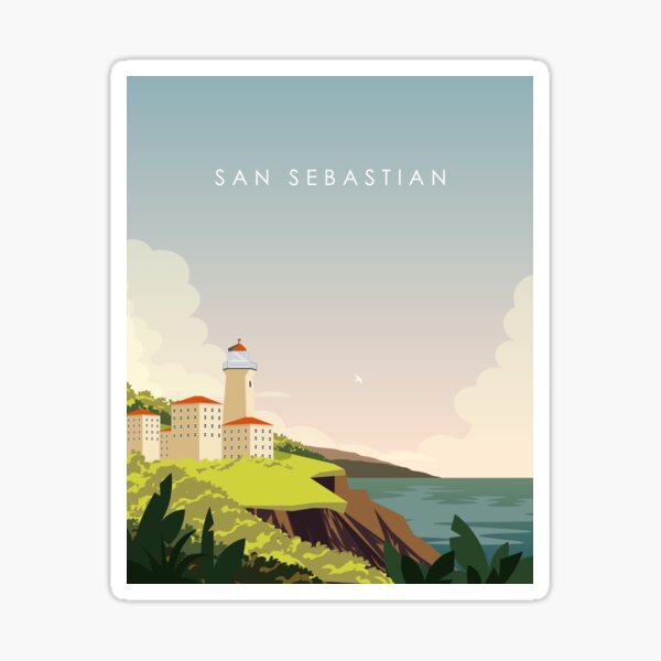 Vista previa del artículo con la obra «San Sebastián, España», diseñado y vendido por skalihm.