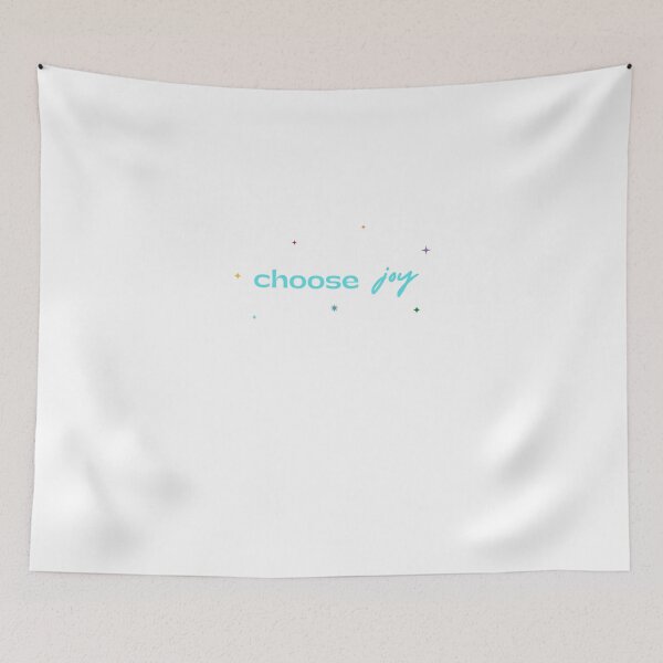 Item preview, Choose Joy – Bright Motivational Typography designed and sold by RaiyaTees.