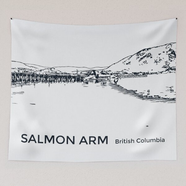 Item preview, Salmon Arm British Columbia designed and sold by Lakeric Cityscapes.