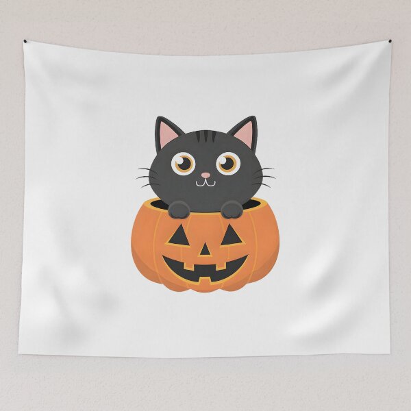 Item preview, Cute Black Cat - Halloween designed and sold by Ammar Studio.