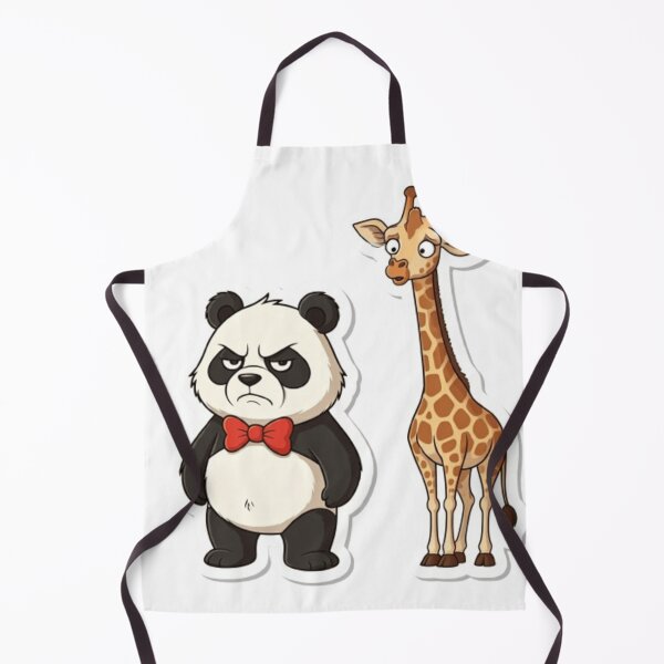 Item preview, Grumpy Panda and Curious Giraffe designed and sold by StickersRyous.