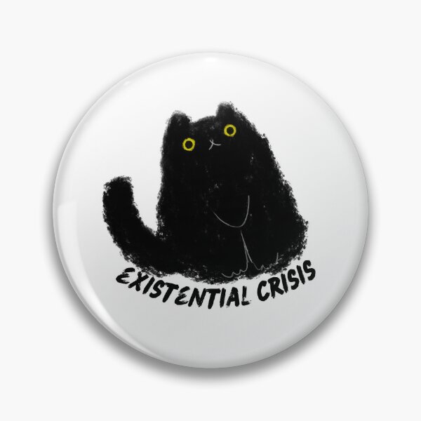 Item preview, Existential crisis - funny cat - cute cat designed and sold by Randomnessy.