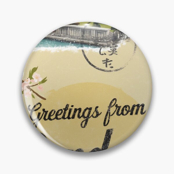 Item preview, Sendai Japan Vintage Travel Retro Postcard Design designed and sold by TravelPostcardGems.
