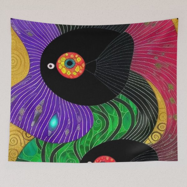 Item preview, Abstract Fish Art designed and sold by TheDarkWardrobe.
