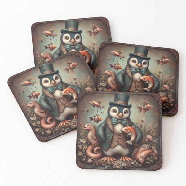 Item preview, Pesto the Penguin Hosts an Underwater Fishy Feast designed and sold by freackly.