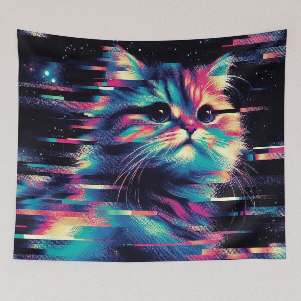 Item preview, Galactic Glitch Cat designed and sold by TheShadow30.