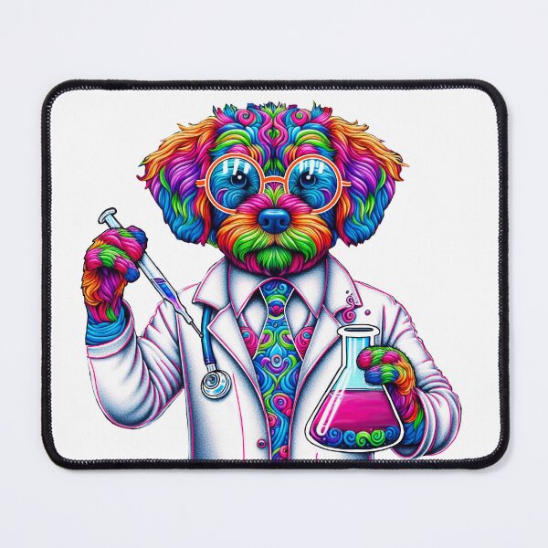 Item preview, Dog in science designed and sold by Osher-BioArt.