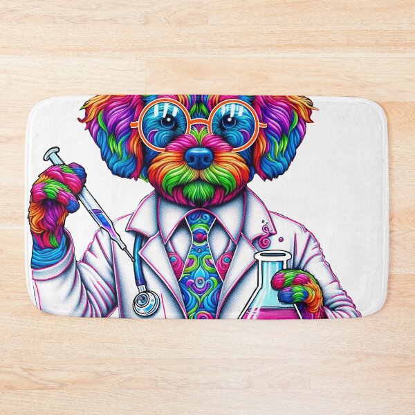 Item preview, Dog in science designed and sold by Osher-BioArt.