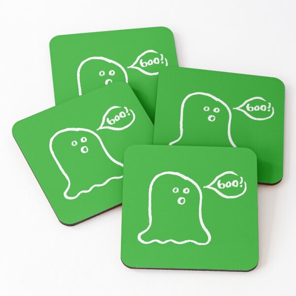 Item preview, Boo  Brighter Slime Green Ghost  designed and sold by MagentaTwilight.