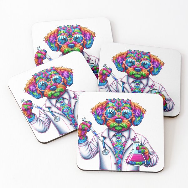 Item preview, Dog in science designed and sold by Osher-BioArt.