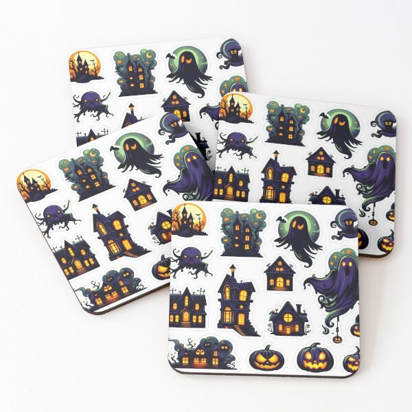 Item preview, Spooky Halloween Clipart designed and sold by Meemaart.