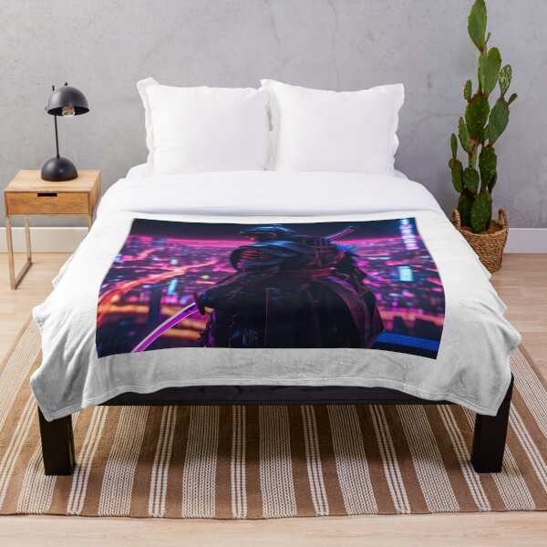 Item preview, Cyberpunk Samurai in Neon City 2 designed and sold by MarkLines.