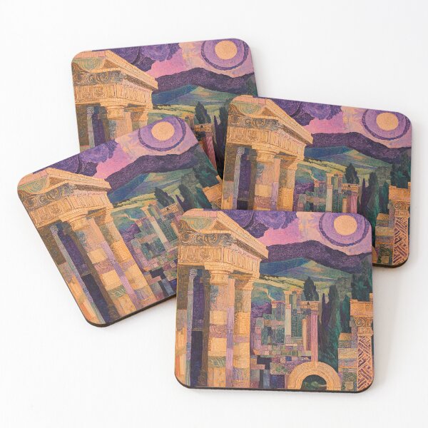 Item preview, Klimt Inspired Ephesus Ruins designed and sold by JoyOnYourWall.
