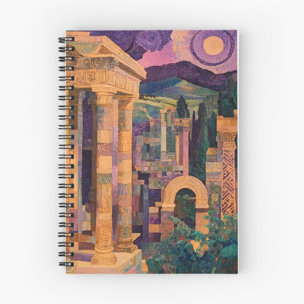 Item preview, Klimt Inspired Ephesus Ruins designed and sold by JoyOnYourWall.