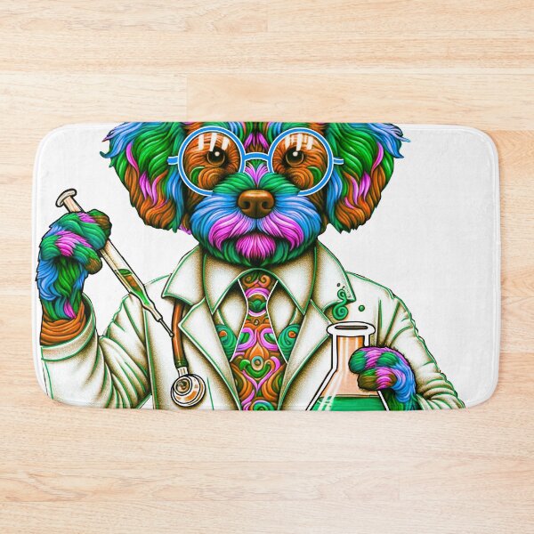 Item preview, Dog in science designed and sold by Osher-BioArt.
