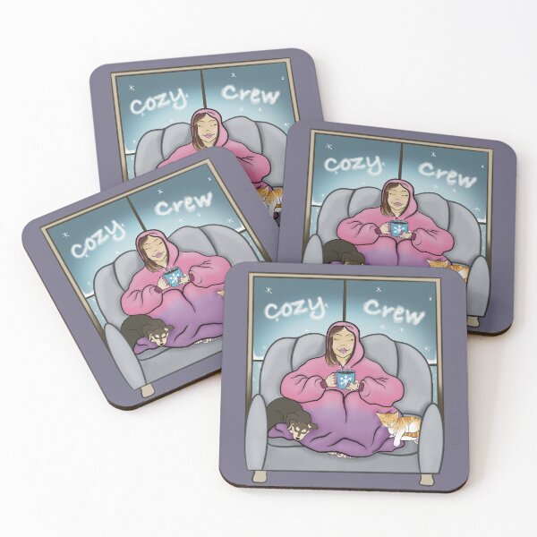 Item preview, Cozy Winter Snuggle with Pets designed and sold by AloraDawnEve.