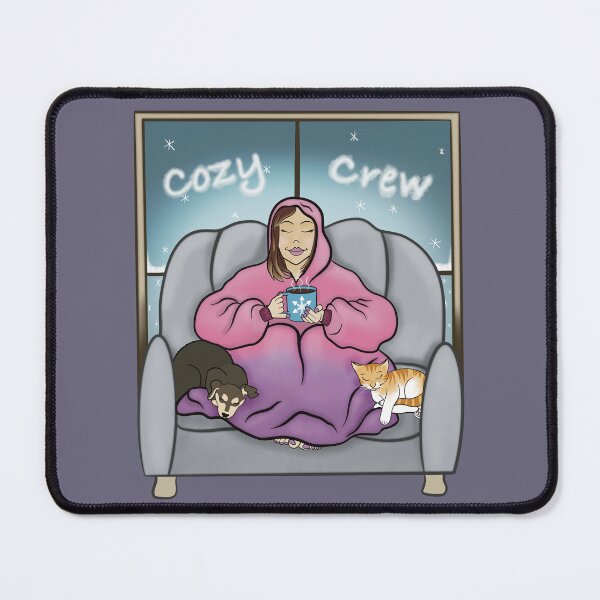 Item preview, Cozy Winter Snuggle with Pets designed and sold by AloraDawnEve.