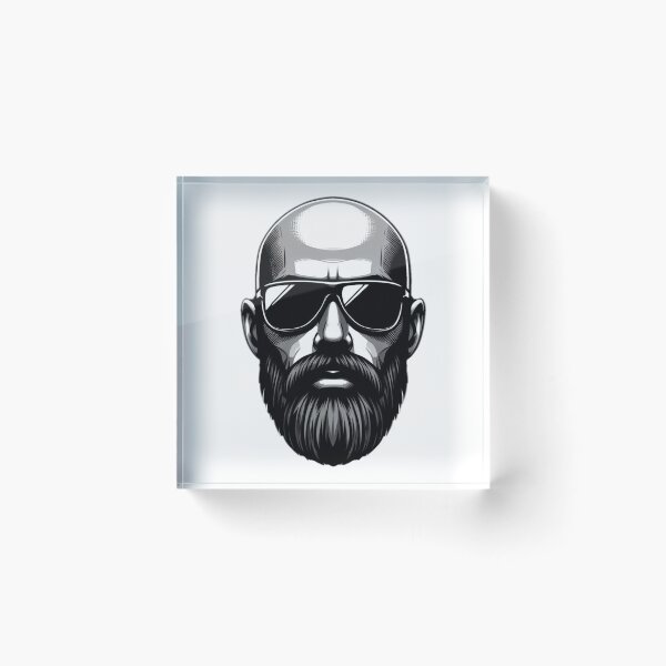 Item preview, Bald Man With Sunglasses v3 designed and sold by GeneralDaily.
