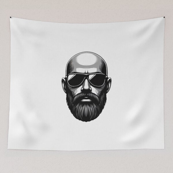 Item preview, Bald Man With Sunglasses v3 designed and sold by GeneralDaily.