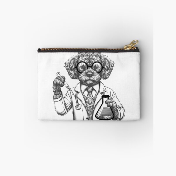 Item preview, Dog in science designed and sold by Osher-BioArt.