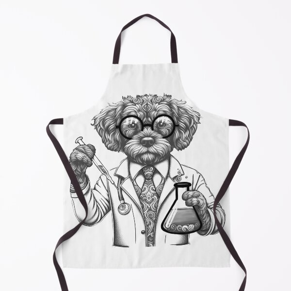 Item preview, Dog in science designed and sold by Osher-BioArt.