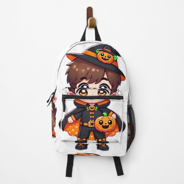 Item preview, Chibi Halloween Witch Boy with Pumpkin designed and sold by Chokhdi289shop.
