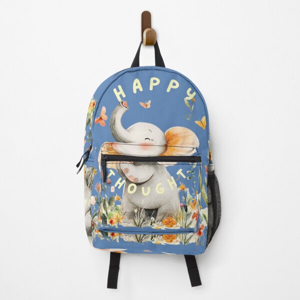 Item preview, super cute happy elephant, designed and sold by Natthiya Minimal.
