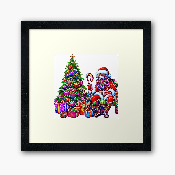 Item preview, Cheerful Santa  designed and sold by Osher-BioArt.