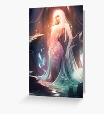 Goddess of the Rising Tide Greeting Card