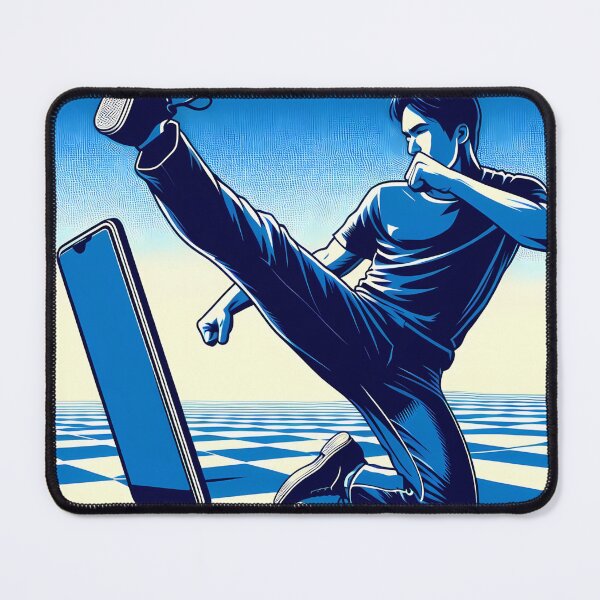 Item preview, Karateka going through a smartphone 18 designed and sold by P2Genies.
