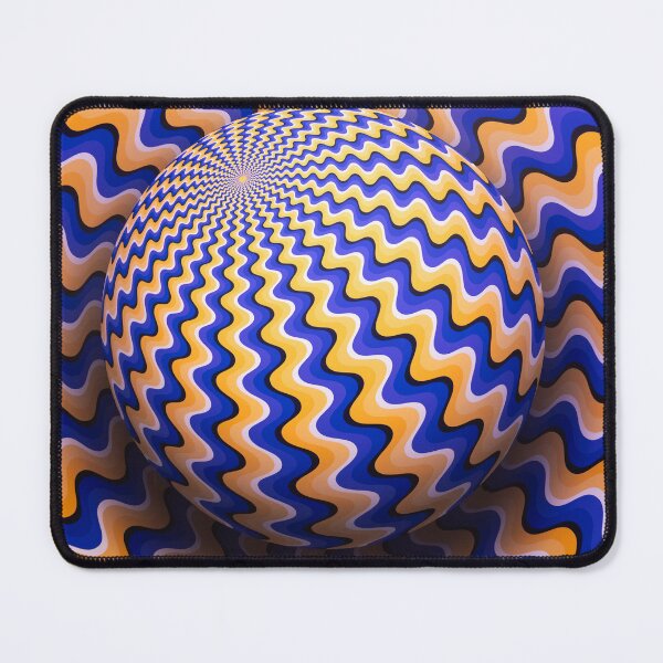 Item preview, Optical illusion horizontal background. Abstract curves, geometric effect. designed and sold by Paolo Modena Photography - Fine Italian Art.