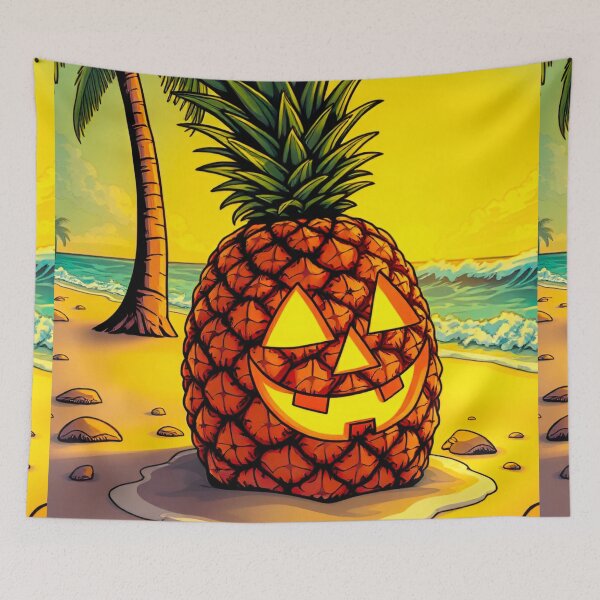 Item preview, Pineapple Jack-o’-lantern designed and sold by MatrixTattoo.