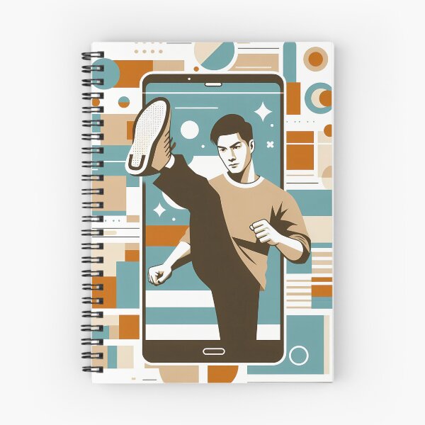 Item preview, Karateka going through a smartphone 19 designed and sold by P2Genies.