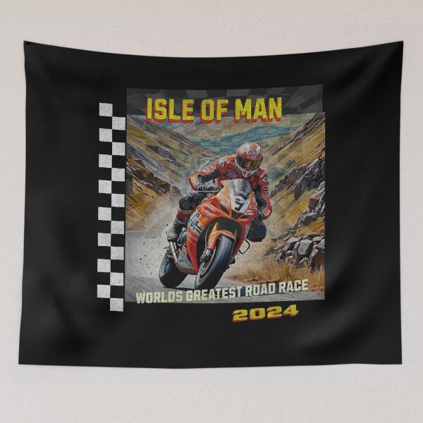 Item preview, Isle of Man - Worlds Greatest Road Race  designed and sold by Speeddust.