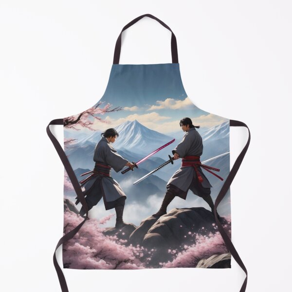 Item preview, Epic Sword Duel on a Mountain designed and sold by MarkLines.
