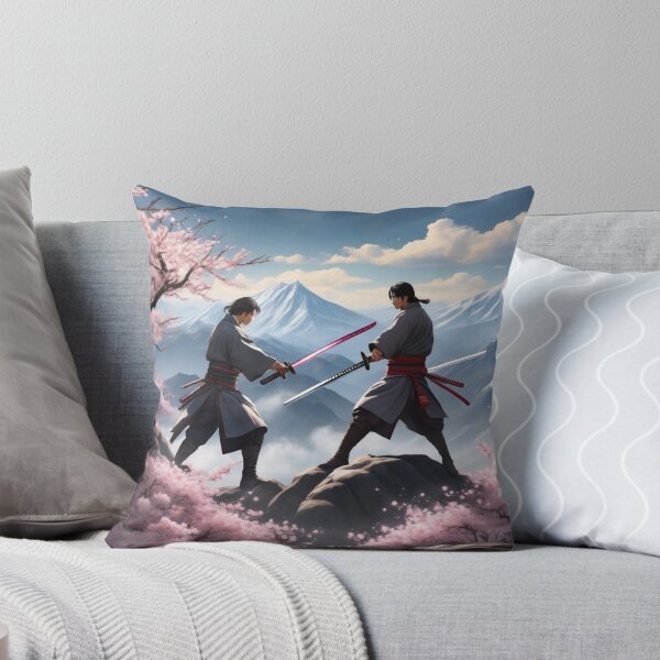 Item preview, Epic Sword Duel on a Mountain designed and sold by MarkLines.