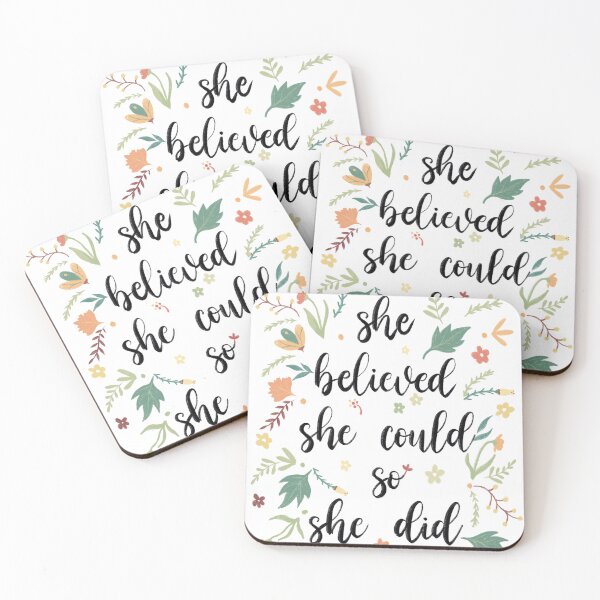 Item preview, SHE BELIEVED - she could so she did designed and sold by GinColorist.