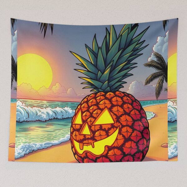Item preview, Pineapple Jack-o’-lantern designed and sold by MatrixTattoo.