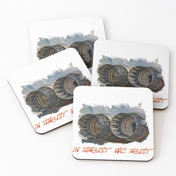 Item preview, Jet Engine In Thrust We Trust designed and sold by SkywardTreasure.
