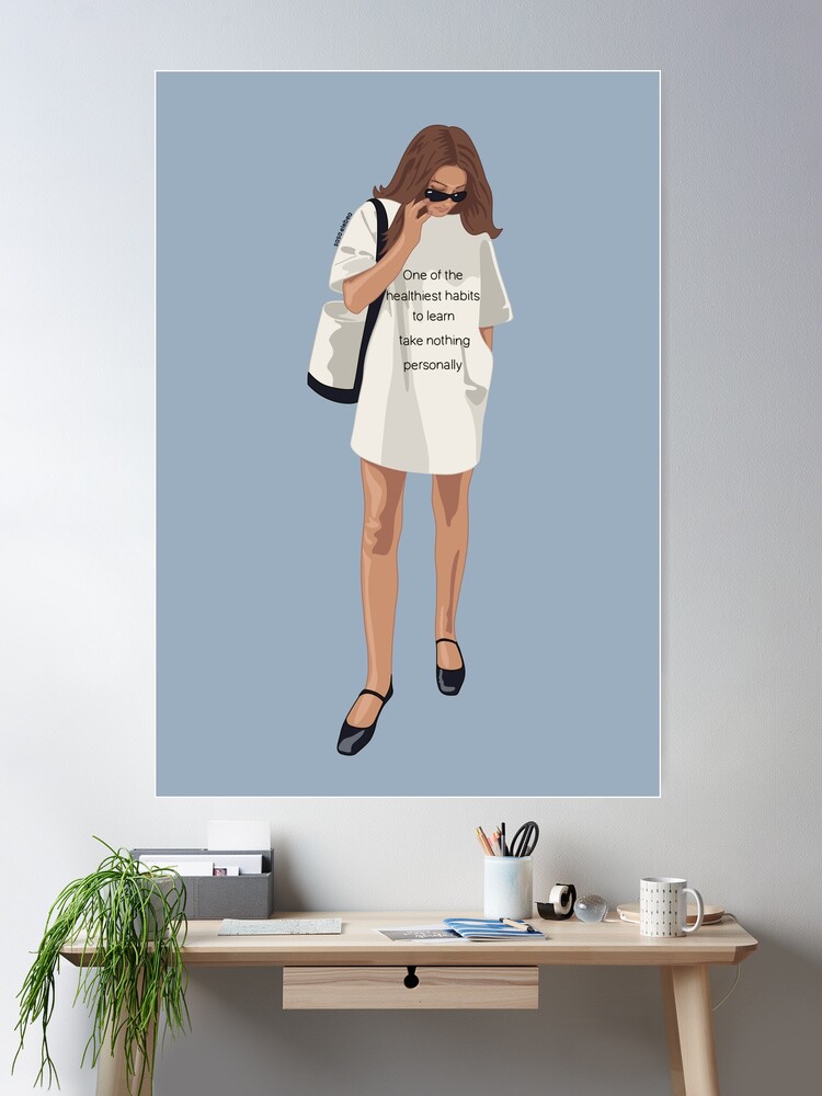 Thumbnail 2 of 3, Poster, Take nothing personally by Sasa Elebea designed and sold by elebea.