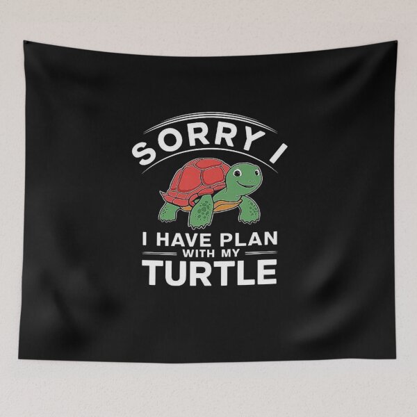 Item preview, Sorry I Have Plans with My Turtle - Cute Turtle Lover Gift for Family, Friends, Pet Owners, and Animal Lovers designed and sold by love3617.