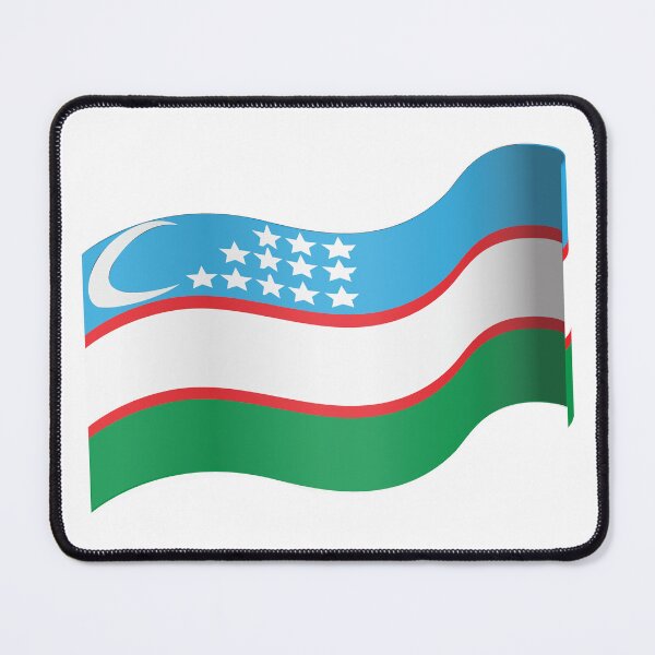 Item preview, Uzbekistan Flag designed and sold by HarveyHandcraftsandDesigns.